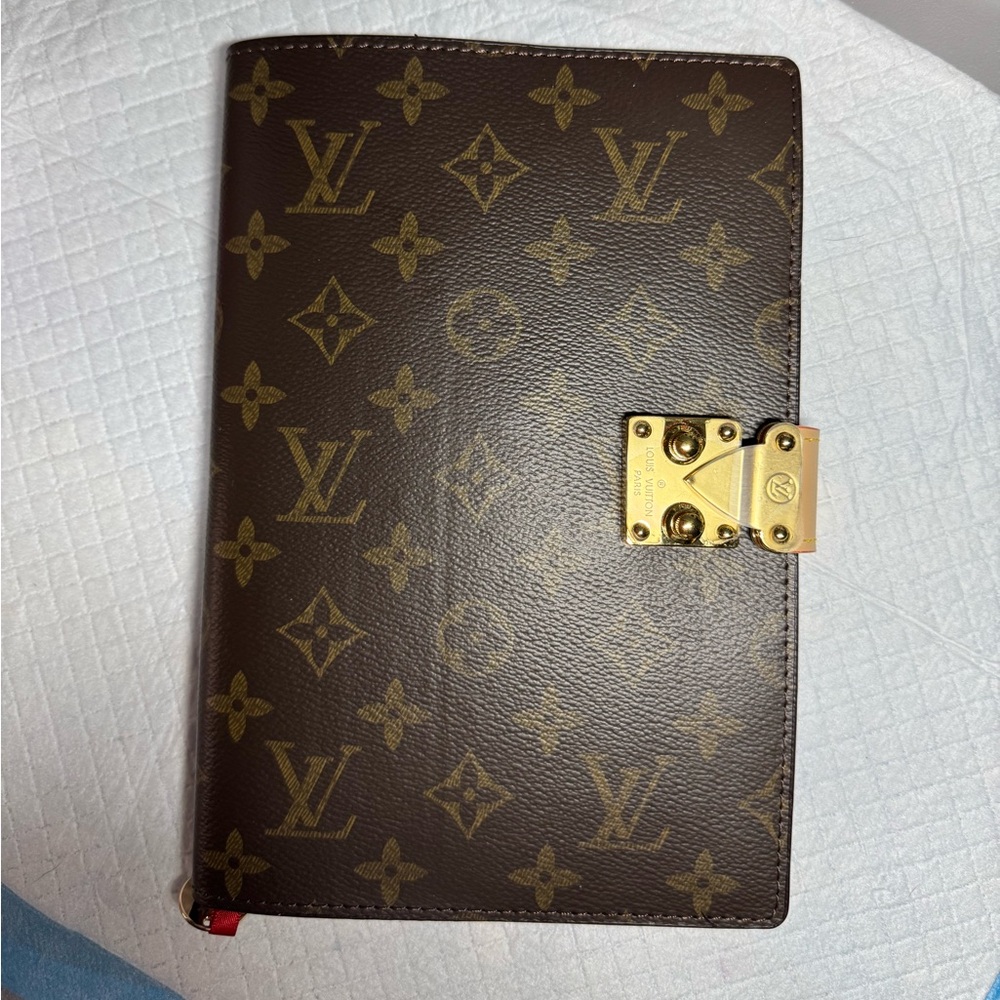 Brown flower notebook cover